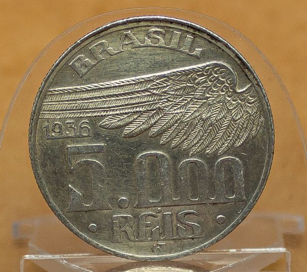 5000 Réis, 1936 - Santos Dumont