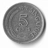 Singapura, 5 Cents - FAO