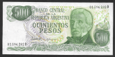 Argentina,  500 Pesos