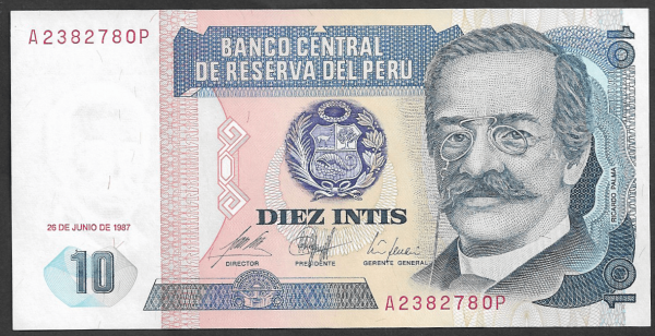 Peru, 10 Intis