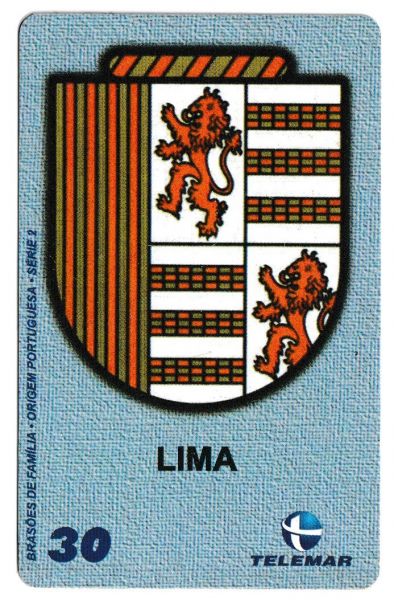 Brasões de Família, Origem portuguesa - Série 2 - Lima.