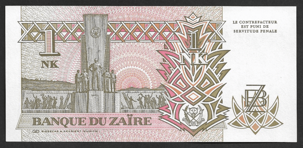 Zaire, 1 Nouveau Likuta