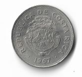 Costa Rica, 25 Céntimos
