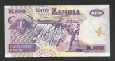 Zâmbia, 100 Kwacha