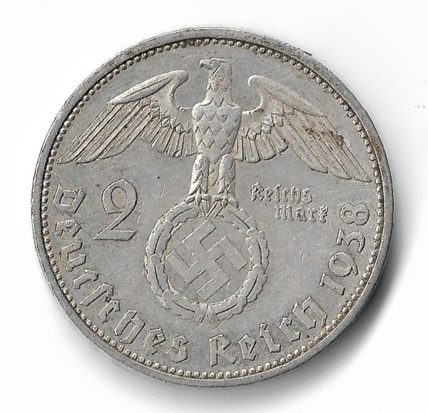 Alemanha, 2 Reichsmark - Paul Von Hindenburg