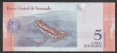 Venezuela, 5 Bolívares