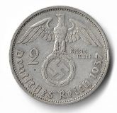 Alemanha, 2 Reichsmark - Paul Von Hindenburg