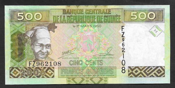 Guiné, 500 Francos