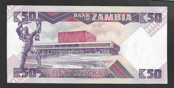 Zâmbia, 50 Kwacha